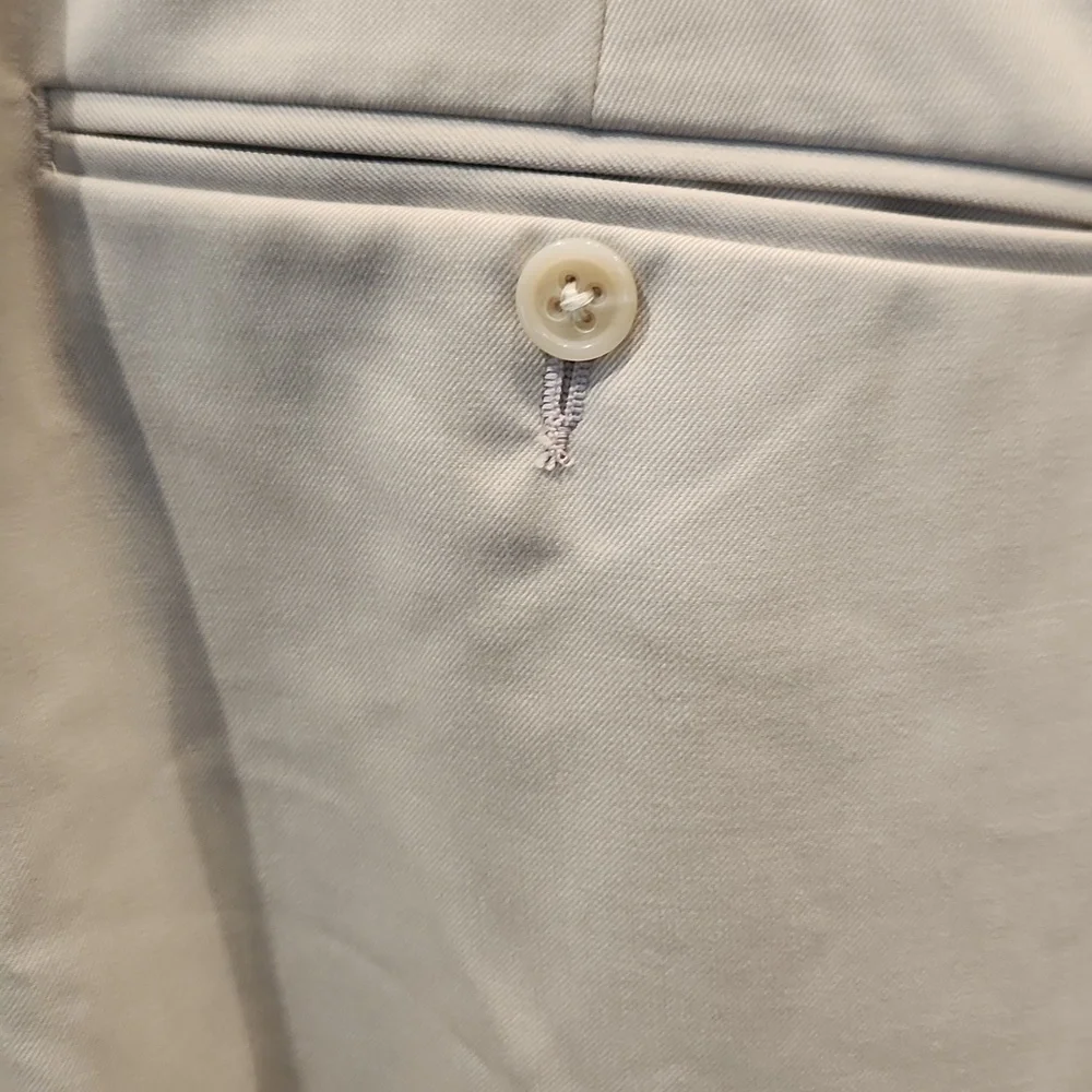 NWT Stafford Travel Suit Separate Big & Tall Fit Men's Cream Dress Pants 56 X 32 - Picture 6 of 10